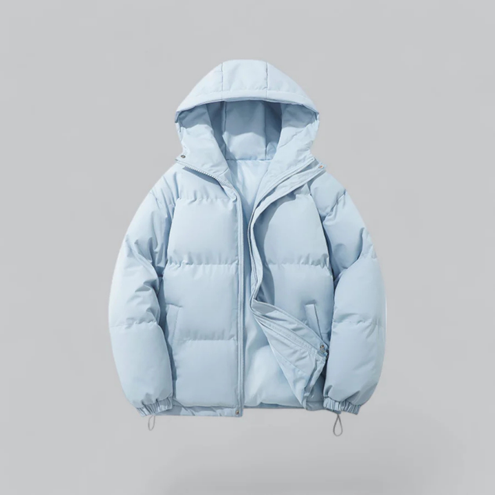 Unisex Winter Daunenjacke Mit Kapuze | Mit Reißverschluss