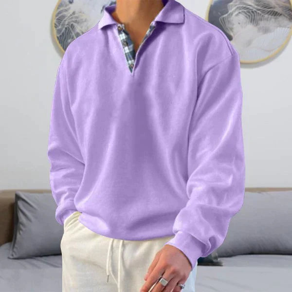 Lässiger Oversize Pullover Mit V-ausschnitt Für Herren | Winter