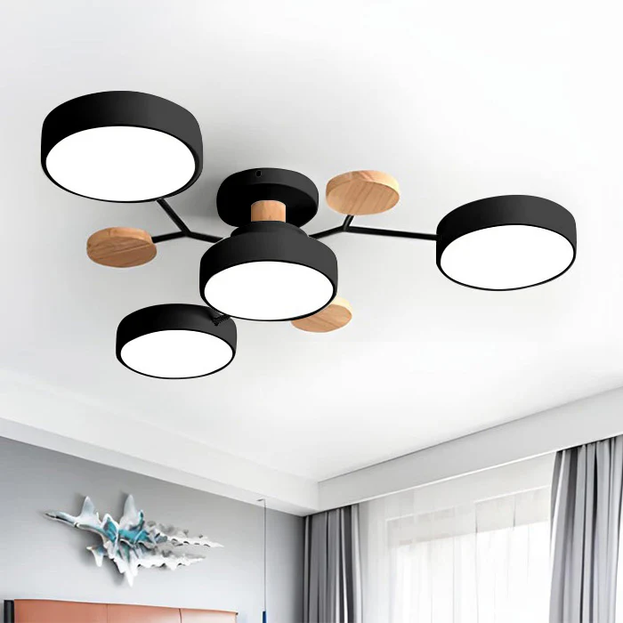 Contemporary LED Ceiling Light Flush Mount Multi-Light Fixture
