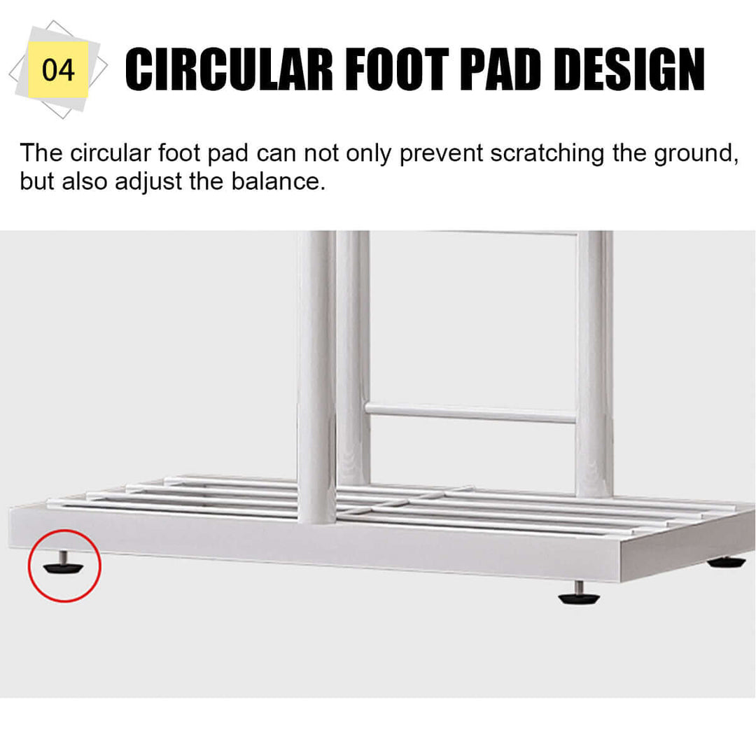 8-Niveau Plantepotte Displayhylde til Indendørs og Udendørs Brug