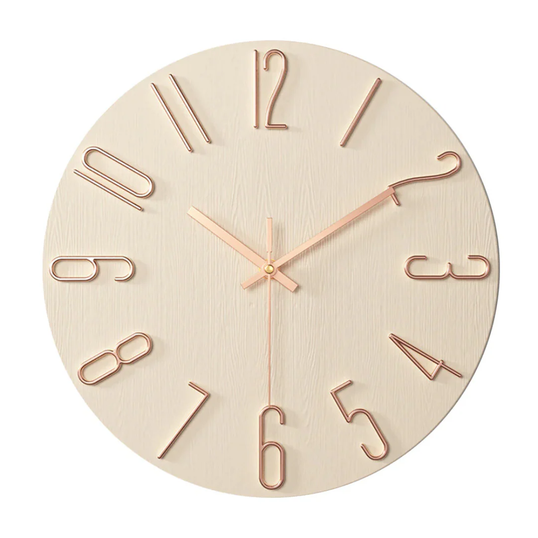 Moderne Wanduhr – Stilvolles Design für Wohnzimmer, Büro & Flur | Dekorative & leise Uhr für jedes Interieur
