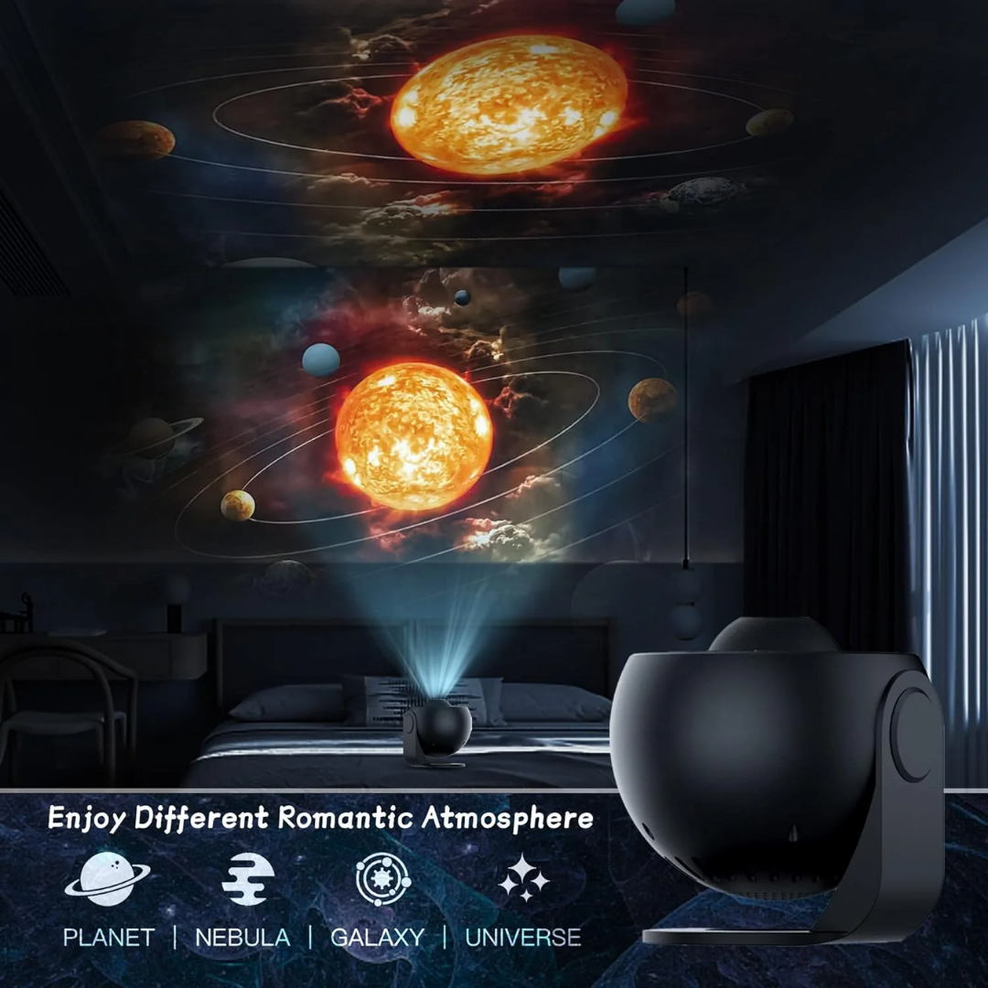 Starry Sky Galaxy Projector with Adjustable Light Effects
