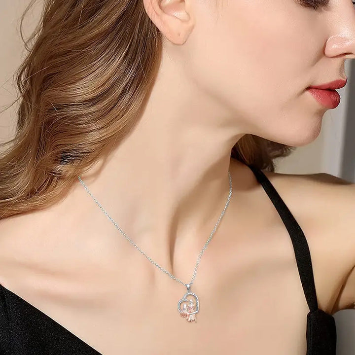 Herz Halskette für Mutter und Tochter für Frauen Ein Geschenk zum Muttertag