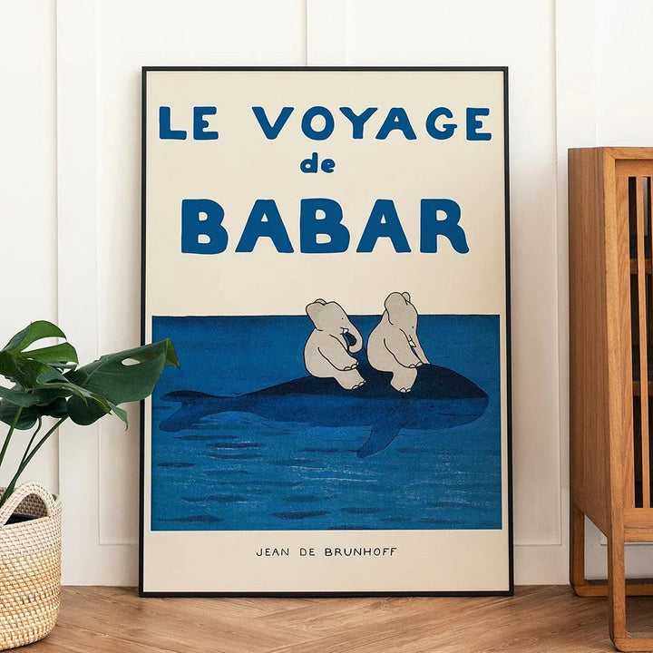 Le Voyage De Babar Wall Art Exquisite Artistic Home Display