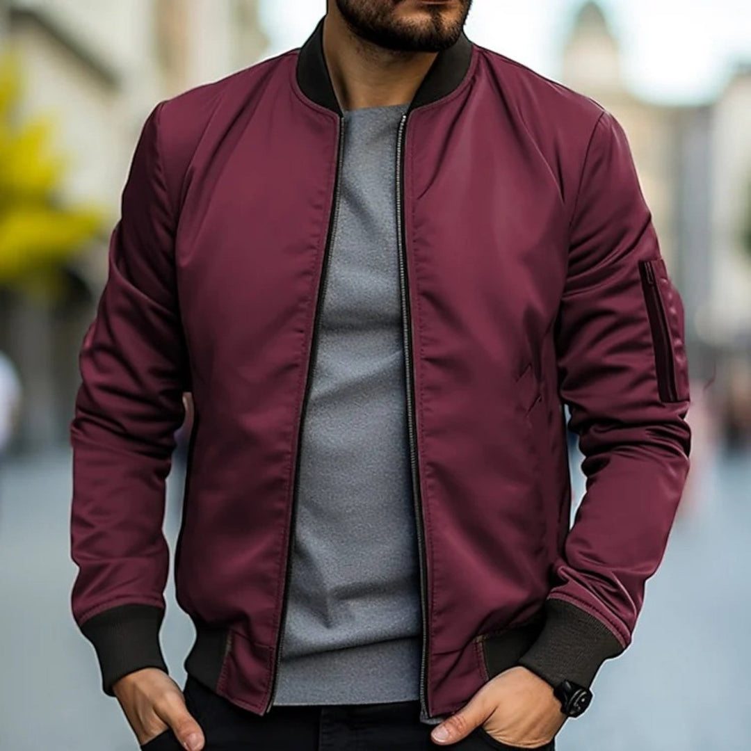 Tristan | Trendige Langarm-Bomberjacke Für Herren