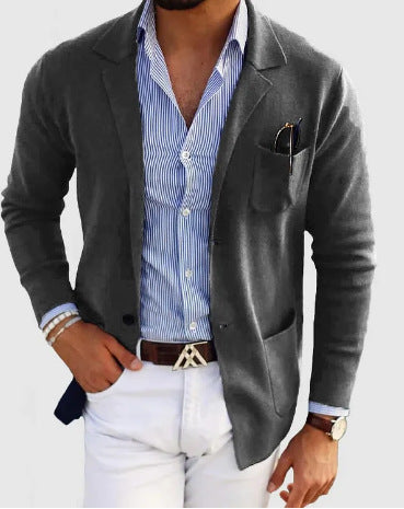 Herren Winterblazer Mit Langen Ärmeln | Button-up