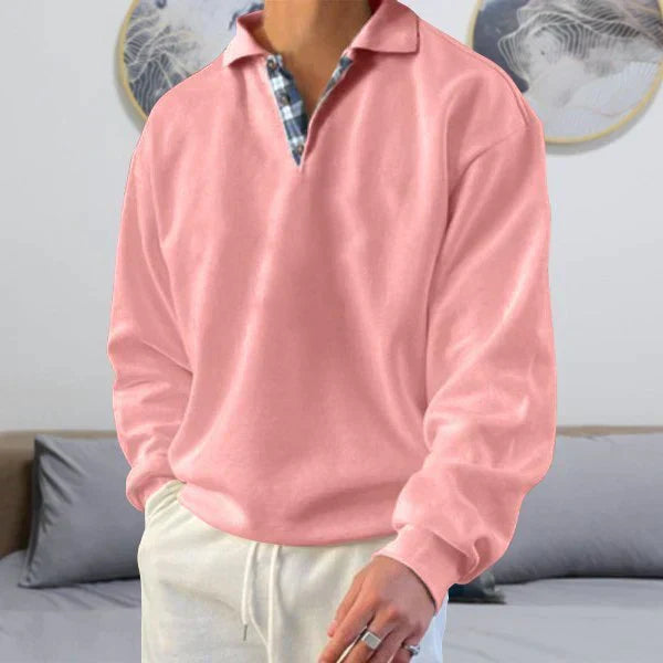 Lässiger Oversize Pullover Mit V-ausschnitt Für Herren | Winter