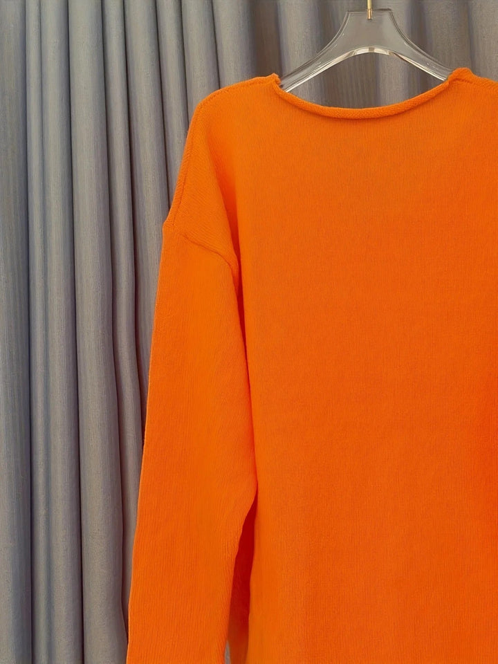 Lässiger Pullover Mit V-ausschnitt Für Frauen | Oversize