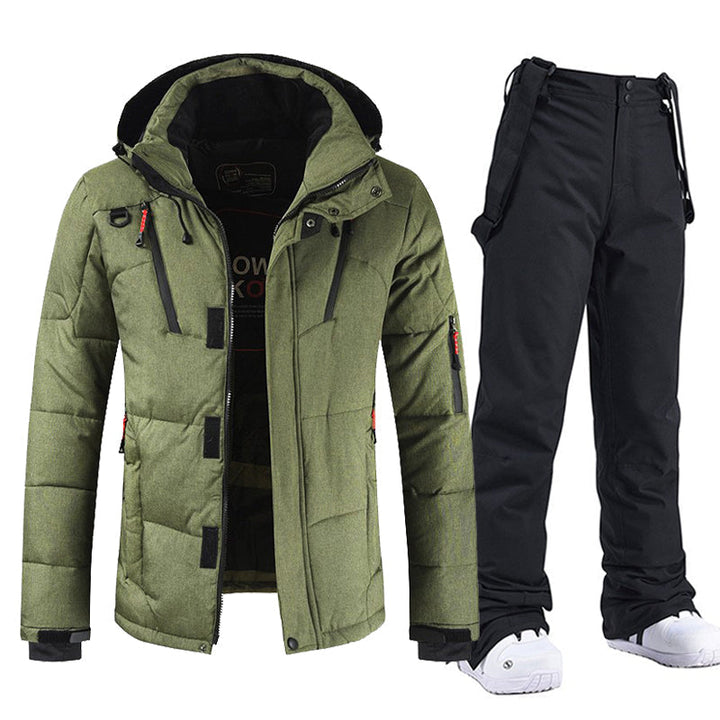 Gepolsterte Ski-Jacke Und Hose Set | Winter