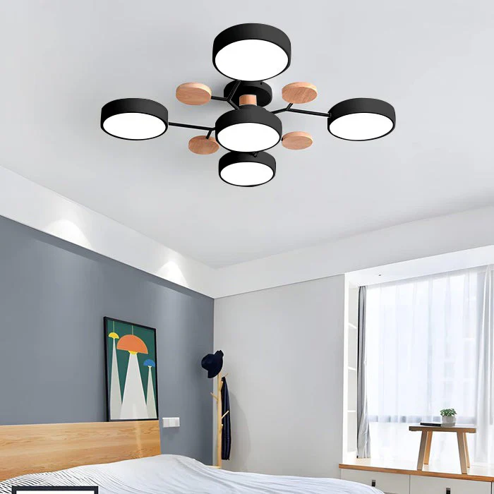 Contemporary LED Ceiling Light Flush Mount Multi-Light Fixture