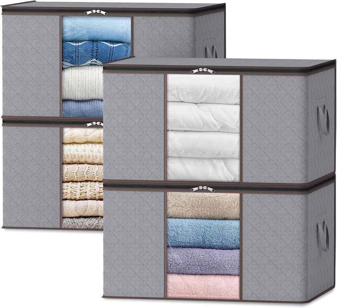 Clothes Storage Organizers Boxes Foldable Design with Handles