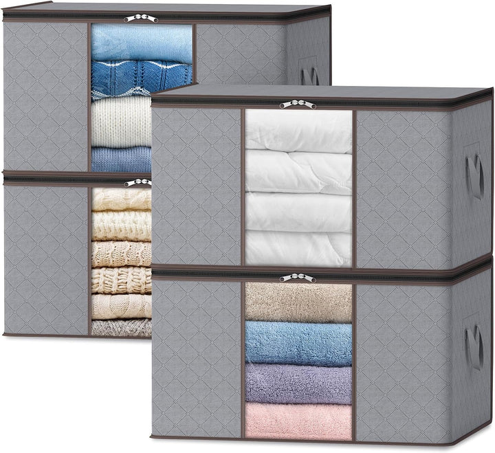 Clothes Storage Organizers Boxes Foldable Design with Handles