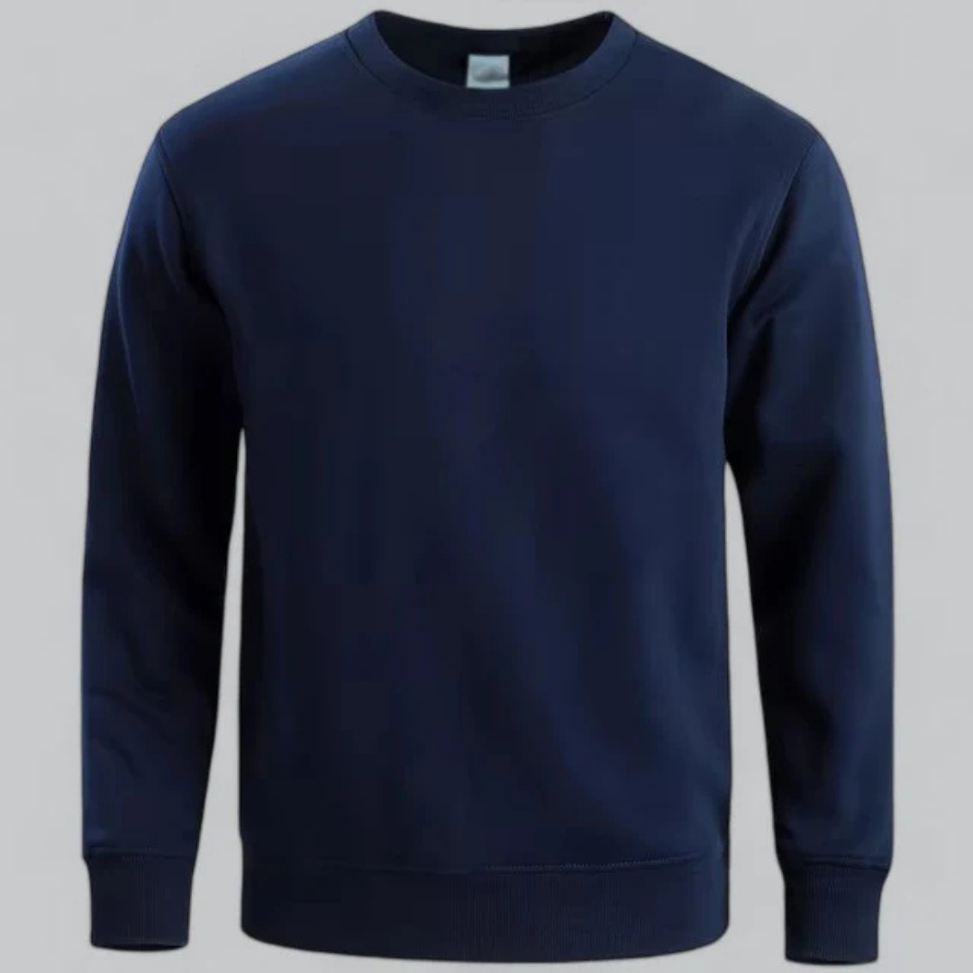 Herren Lässiges Sweatshirt Mit Langarm | Rundhalsausschnitt