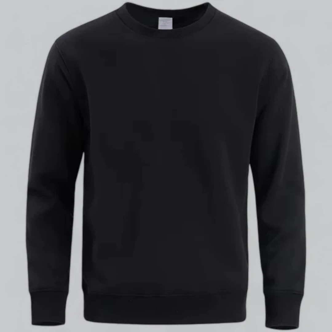 Herren Lässiges Sweatshirt Mit Langarm | Rundhalsausschnitt