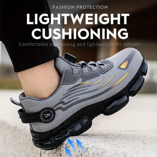 Maxwell – Herrenschuhe mit Stahlkappe & Durchtrittschutz – Atmungsaktiv & Rutschfest für Outdoor-Aktivitäten