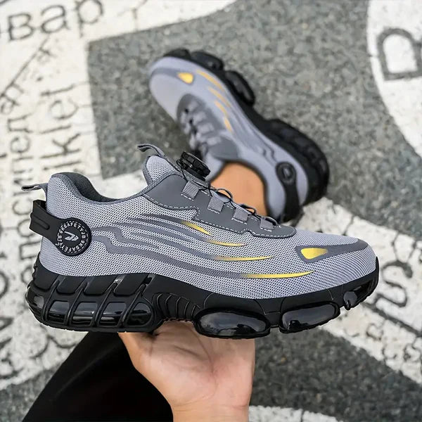 Maxwell – Herrenschuhe mit Stahlkappe & Durchtrittschutz – Atmungsaktiv & Rutschfest für Outdoor-Aktivitäten