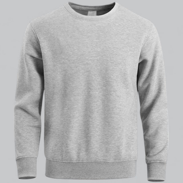 Herren Lässiges Sweatshirt Mit Langarm | Rundhalsausschnitt