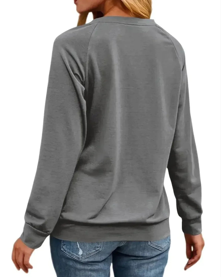 Damen Trendy Weihnachts-Sweatshirt | Langarm