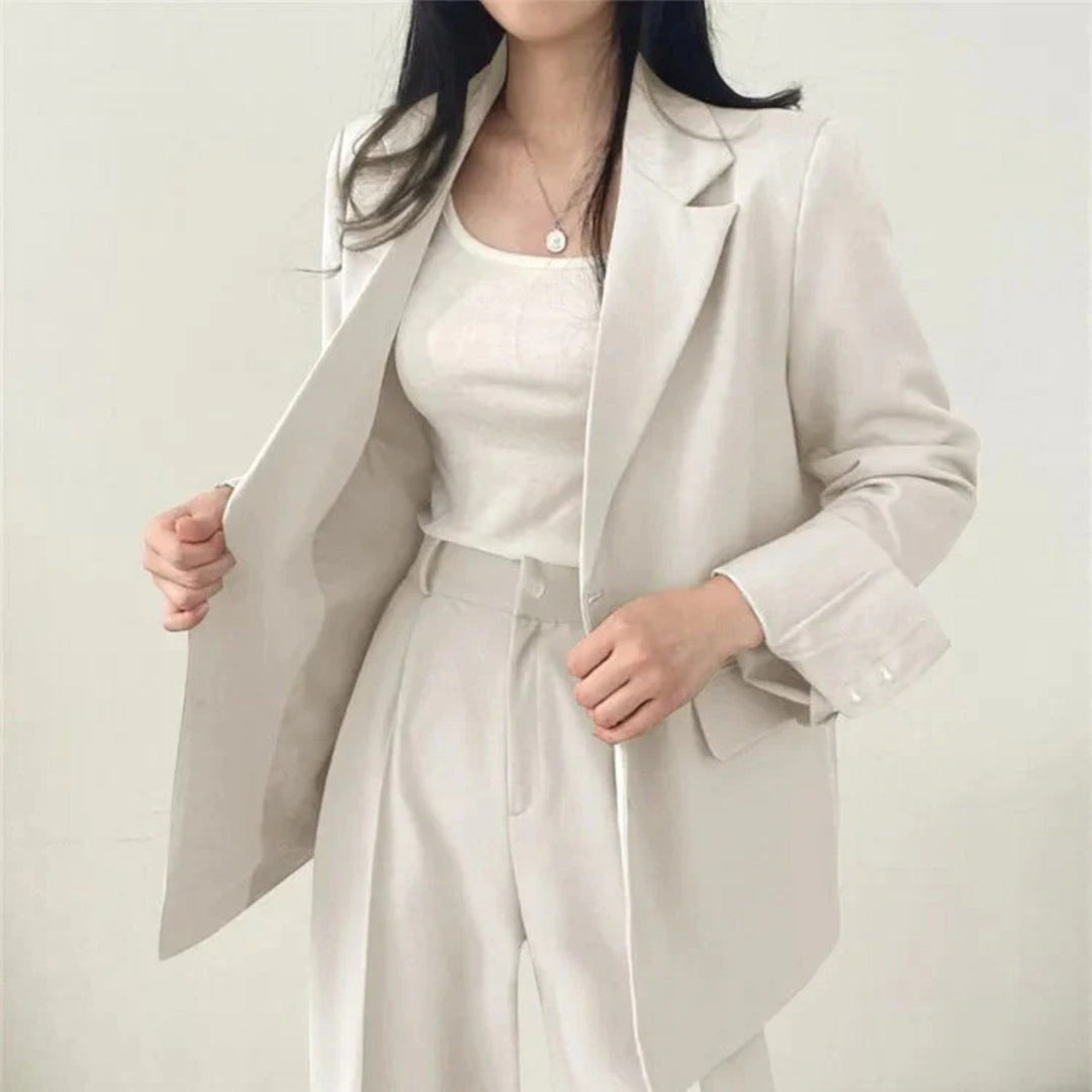 Amandine | Lässiges Blazer-set In Übergröße Für Damen