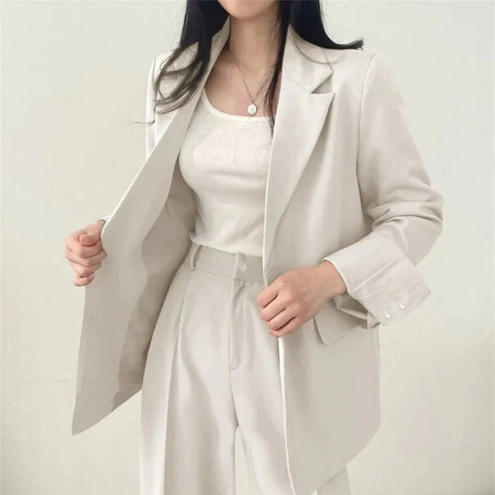 Amandine | Lässiges Blazer-set In Übergröße Für Damen