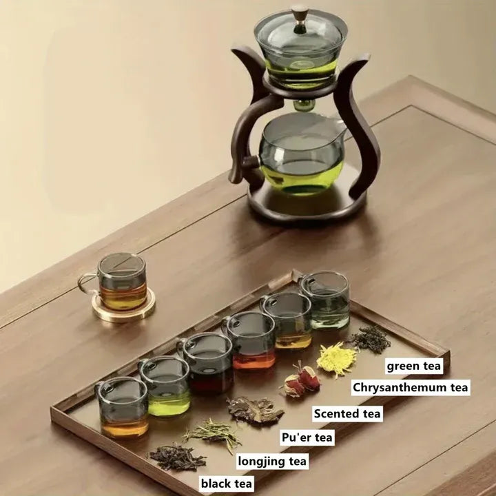 Teekannenset mit Infuser & Magnetischer Druppelaar – Kreatives Design mit bequemem Griff | Perfekt zum stilvollen Aufgießen von losem Tee