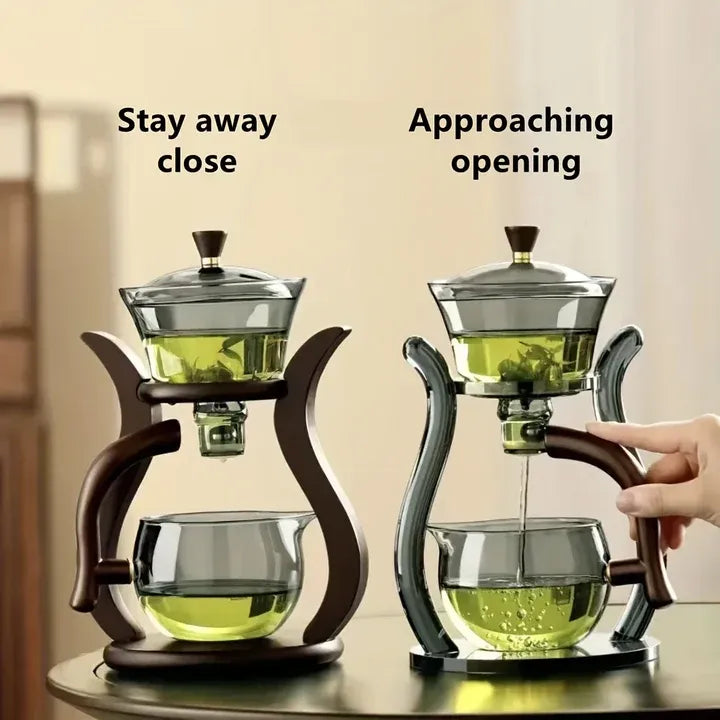 Teekannenset mit Infuser & Magnetischer Druppelaar – Kreatives Design mit bequemem Griff | Perfekt zum stilvollen Aufgießen von losem Tee