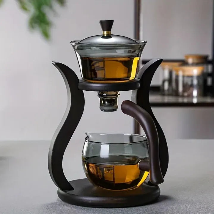 Teekannenset mit Infuser & Magnetischer Druppelaar – Kreatives Design mit bequemem Griff | Perfekt zum stilvollen Aufgießen von losem Tee
