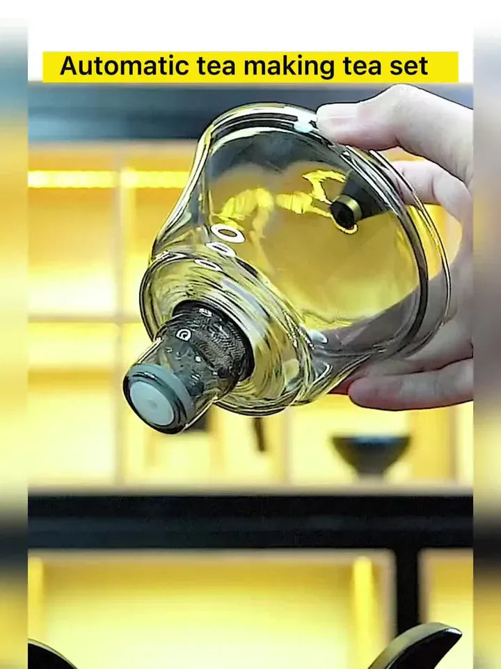Teekannenset mit Infuser & Magnetischer Druppelaar – Kreatives Design mit bequemem Griff | Perfekt zum stilvollen Aufgießen von losem Tee