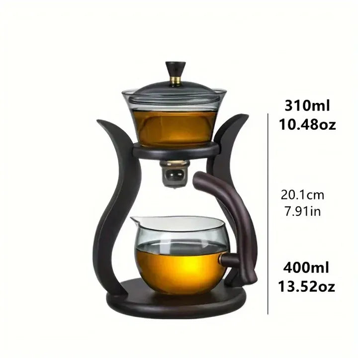 Teekannenset mit Infuser & Magnetischer Druppelaar – Kreatives Design mit bequemem Griff | Perfekt zum stilvollen Aufgießen von losem Tee