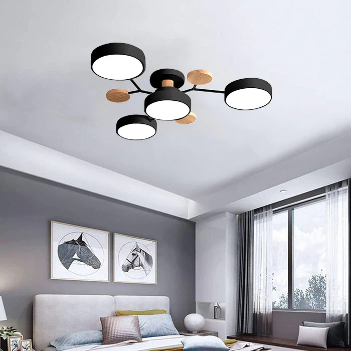 Contemporary LED Ceiling Light Flush Mount Multi-Light Fixture