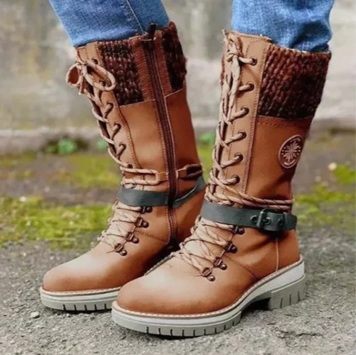 Damen Winterstiefel Zum Schnüren | Stylisch