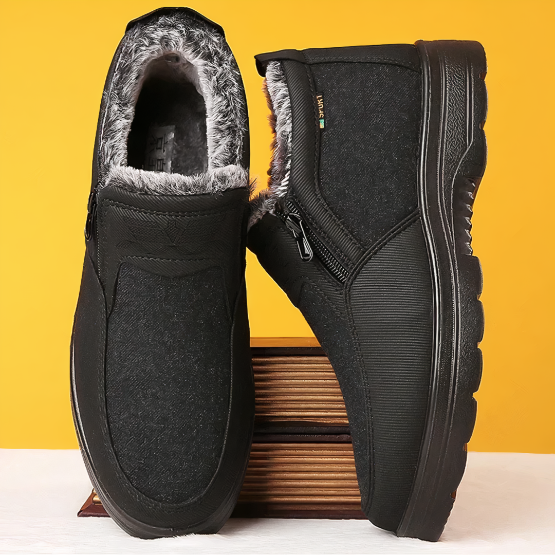 Herren Freizeit-Winterstiefel | Mit Reißverschluss