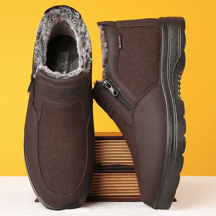 Herren Freizeit-Winterstiefel | Mit Reißverschluss
