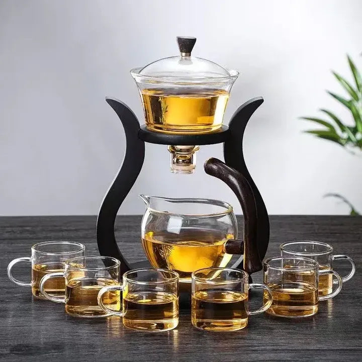 Teekannenset mit Infuser & Magnetischer Druppelaar – Kreatives Design mit bequemem Griff | Perfekt zum stilvollen Aufgießen von losem Tee