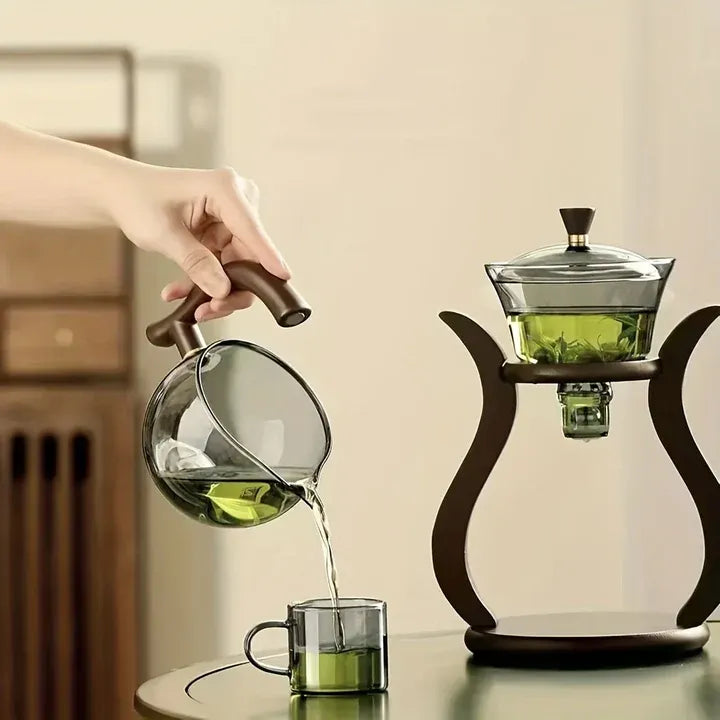 Teekannenset mit Infuser & Magnetischer Druppelaar – Kreatives Design mit bequemem Griff | Perfekt zum stilvollen Aufgießen von losem Tee