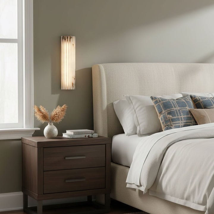 Luz de Pared LED Vertical Acanalada – Lámpara Decorativa de Interior