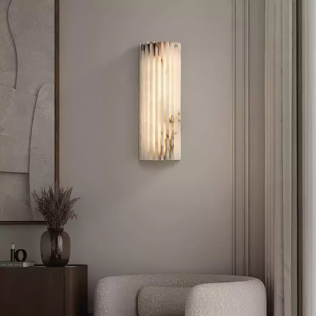 Luz de Pared LED Vertical Acanalada – Lámpara Decorativa de Interior