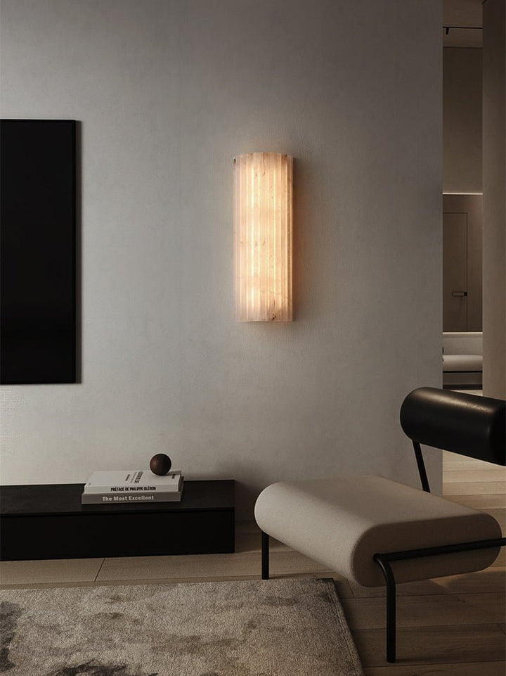Luz de Pared LED Vertical Acanalada – Lámpara Decorativa de Interior