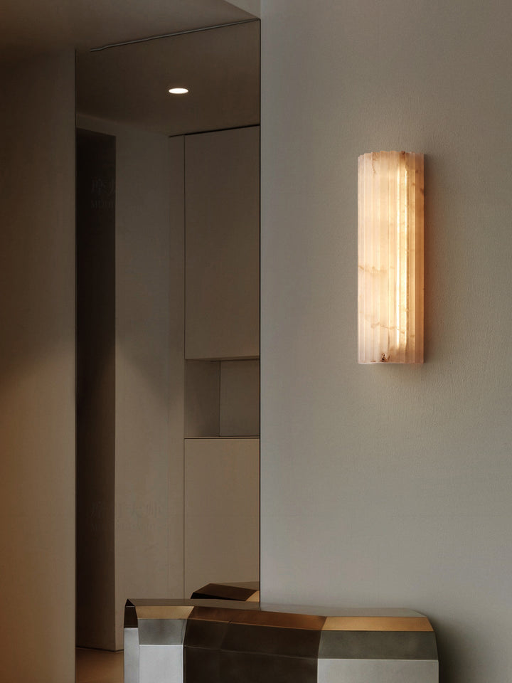 Luz de Pared LED Vertical Acanalada – Lámpara Decorativa de Interior