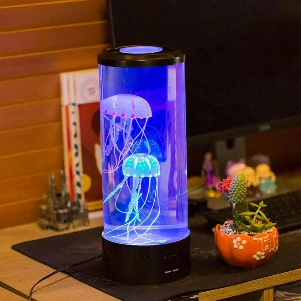 LED Jellyfish Effect Mood Lamp Decorative Ambient Lighting