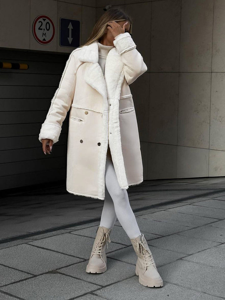Langer Wintermantel Für Damen | Lässig