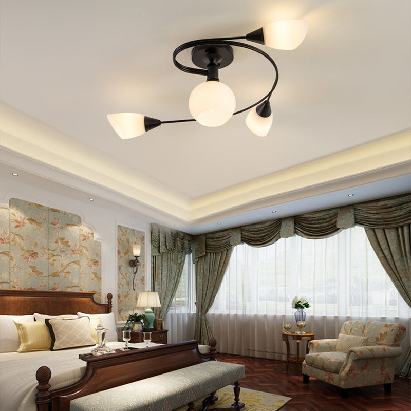 Lámpara de Techo Semi-Empotrada Moderna de Estilo Escandinavo