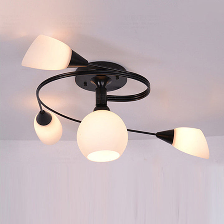 Lámpara de Techo Semi-Empotrada Moderna de Estilo Escandinavo