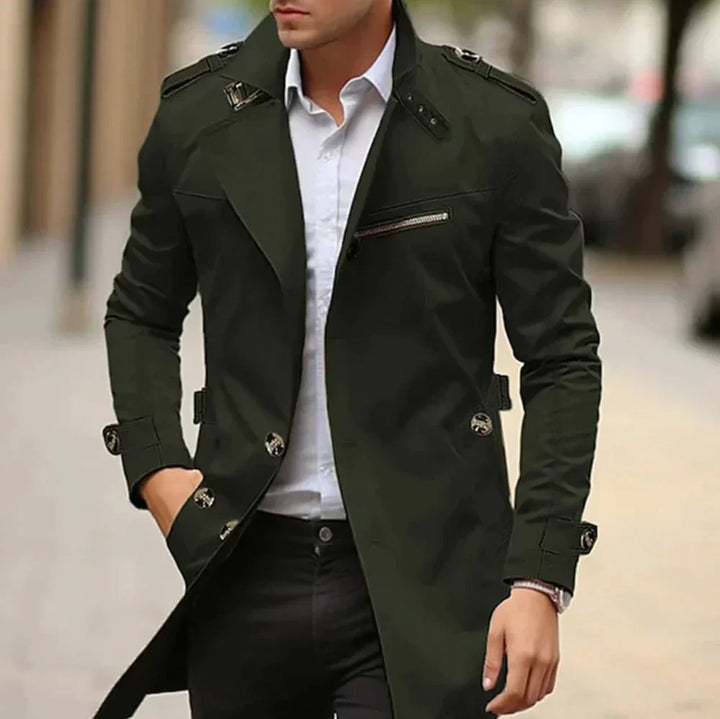 Trenchcoat Mit Stehkragen Für Herren | Winter
