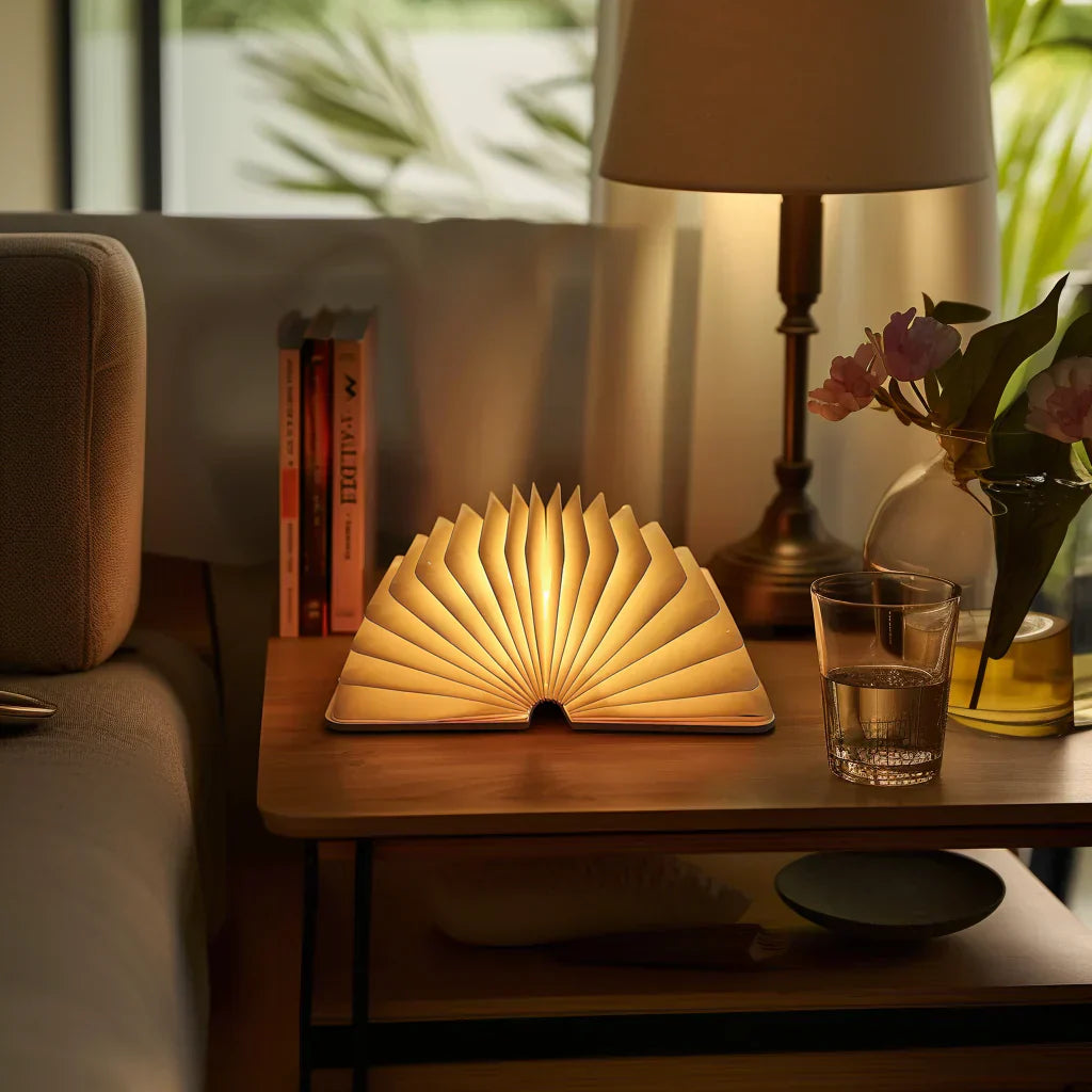 Foldable Book Style LED Ambient Light for Home Décor