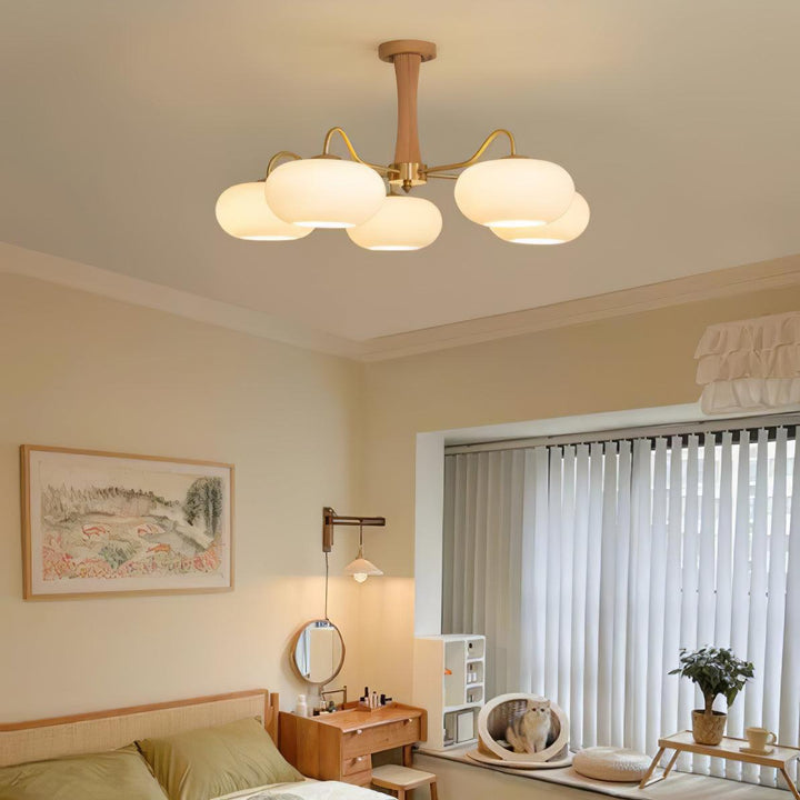 Mid-Century Inspired Chandelier Adjustable Ceiling Lighting Fixture