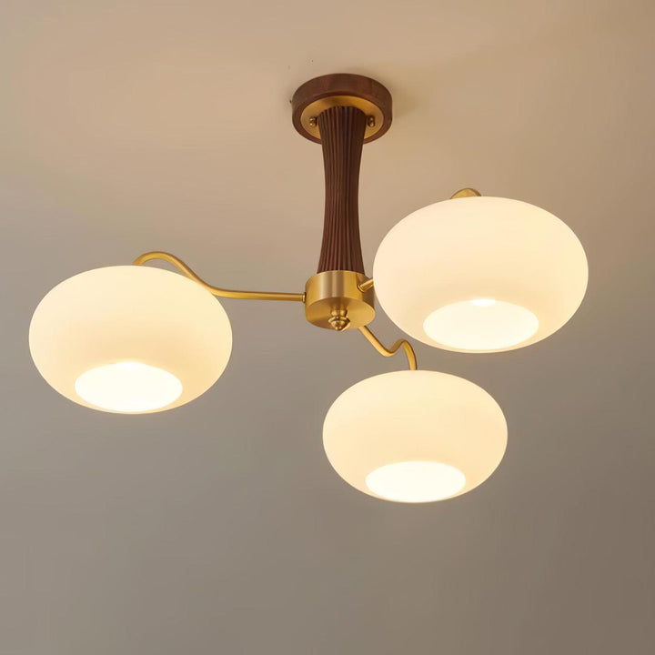 Mid-Century Inspired Chandelier Adjustable Ceiling Lighting Fixture