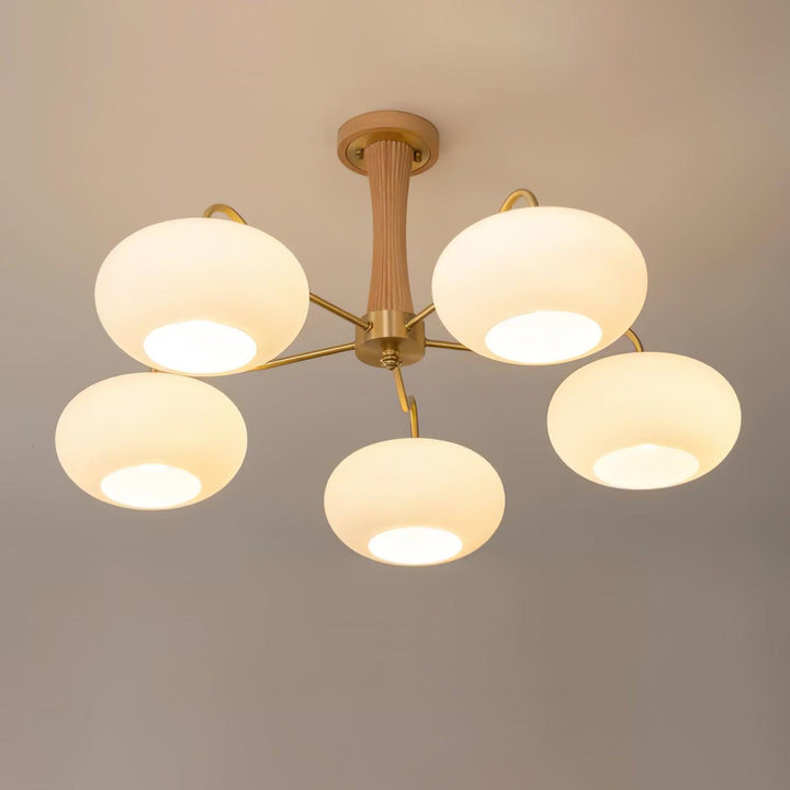 Mid-Century Inspired Chandelier Adjustable Ceiling Lighting Fixture