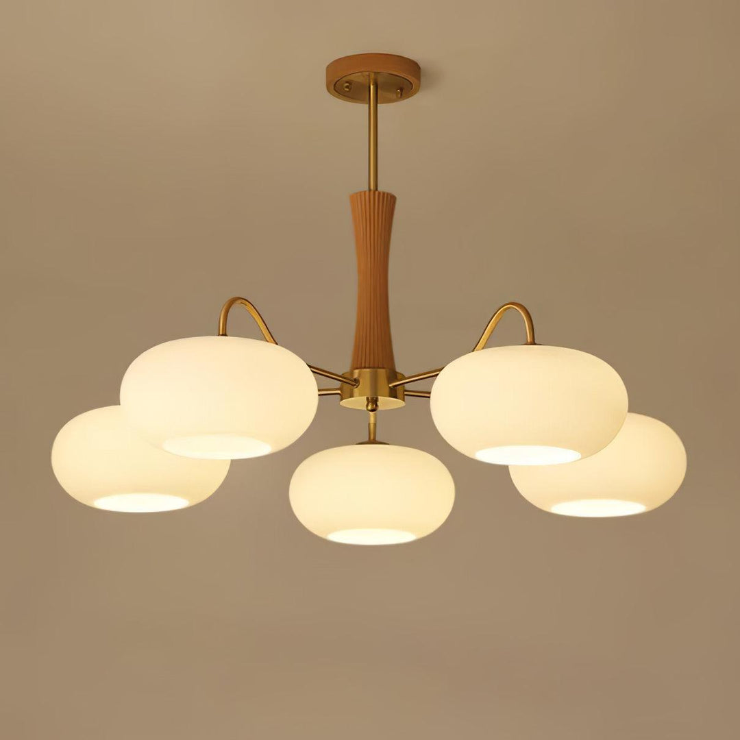 Mid-Century Inspired Chandelier Adjustable Ceiling Lighting Fixture