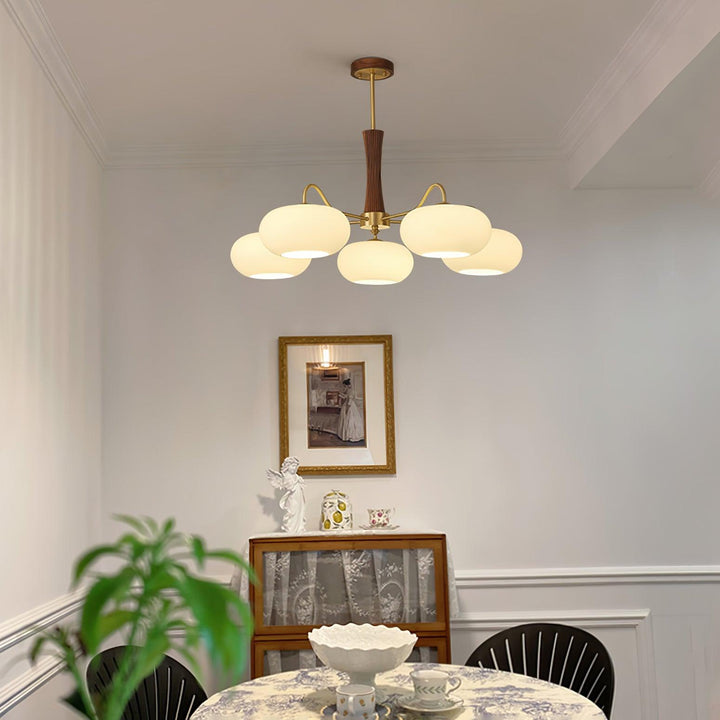 Mid-Century Inspired Chandelier Adjustable Ceiling Lighting Fixture